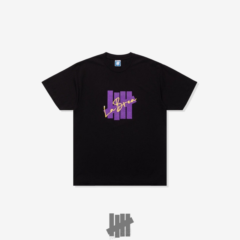 Undefeated Undftd UNDEFEATED CITY S/S TEE - LA BREA Tees Schwarz | QXAON-0257