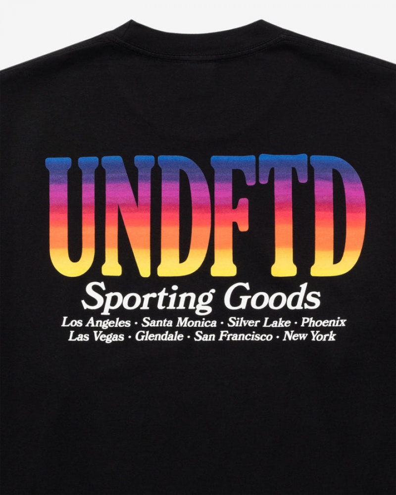 Undefeated Undftd UNDEFEATED GRADIENT L/S TEE Tees Schwarz | TASRM-4786