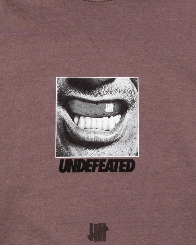 Undefeated Undftd UNDEFEATED GRIT L/S TEE Tees MAUVE | QZHCY-5921