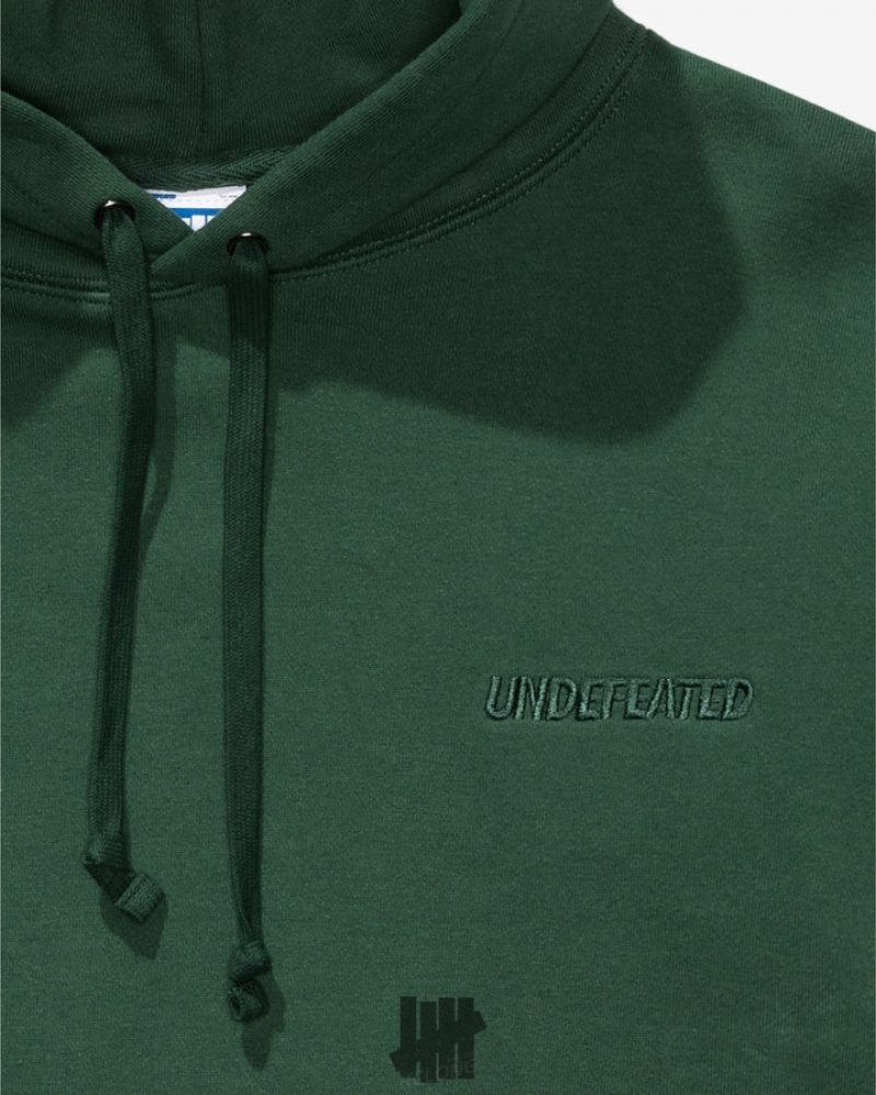 Undefeated Undftd UNDEFEATED HEAVYWEIGHT PULLOVER HOOD Fleeces Grün | UOCGK-8162