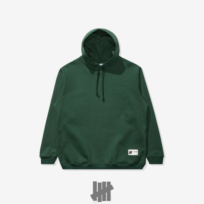 Undefeated Undftd UNDEFEATED HEAVYWEIGHT PULLOVER HOOD Fleeces Grün | UOCGK-8162