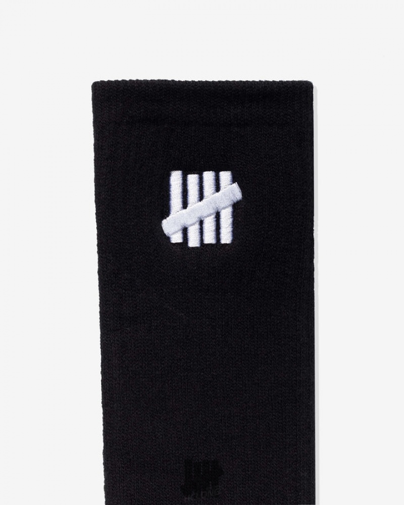 Undefeated Undftd UNDEFEATED ICON CREW SOCK Socken Schwarz | ZIBEG-3201