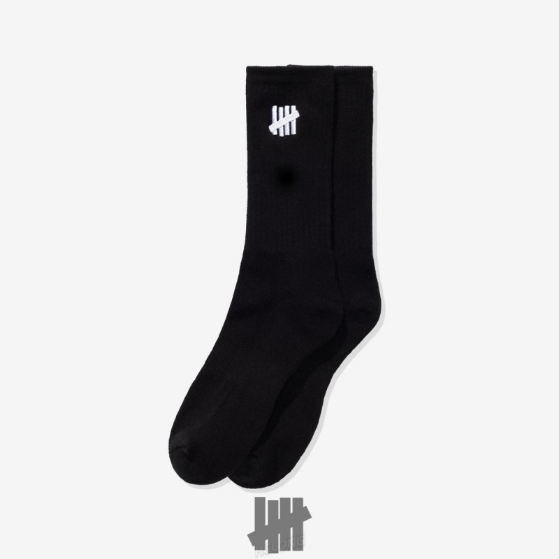 Undefeated Undftd UNDEFEATED ICON CREW SOCK Socken Schwarz | ZIBEG-3201