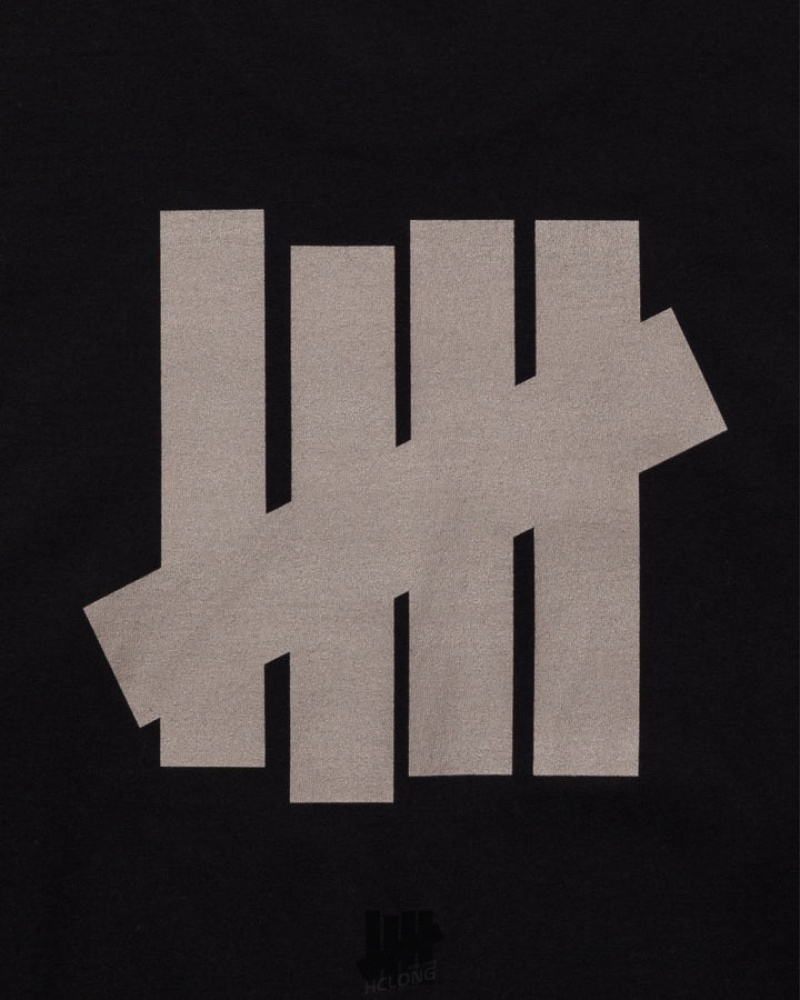 Undefeated Undftd UNDEFEATED ICON L/S TEE Tees Schwarz | IQNTK-7146