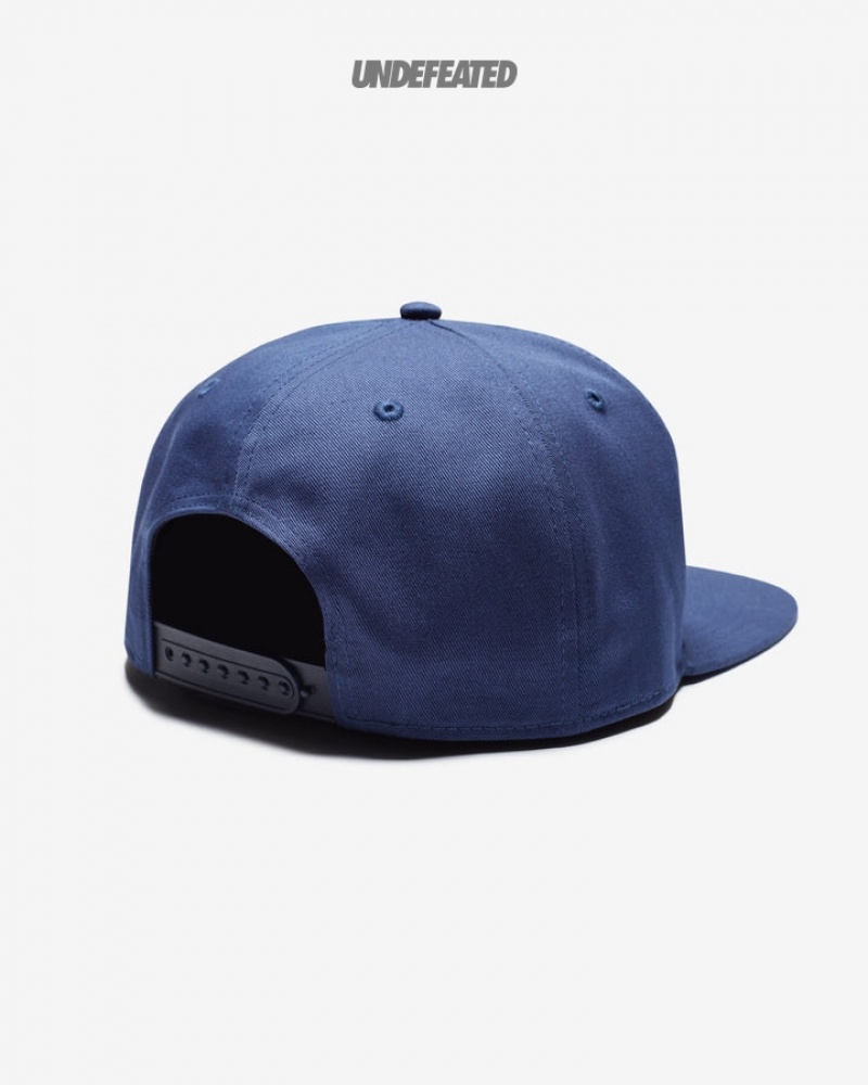 Undefeated Undftd UNDEFEATED ICON SNAPBACK Kopfbedeckung Blau | RUDLB-9715