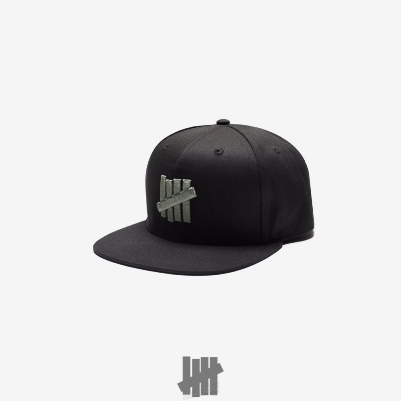 Undefeated Undftd UNDEFEATED ICON SNAPBACK Kopfbedeckung Schwarz | ERDMO-2679