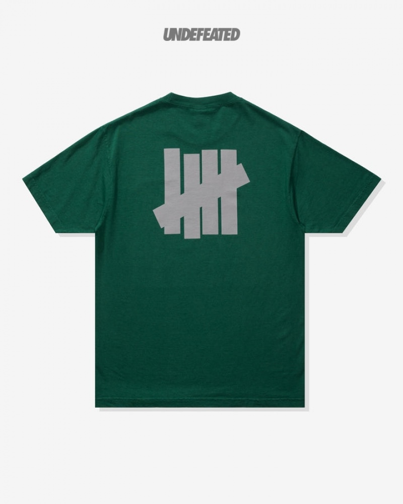 Undefeated Undftd UNDEFEATED ICON S/S TEE Tees Grün | YERQP-9168