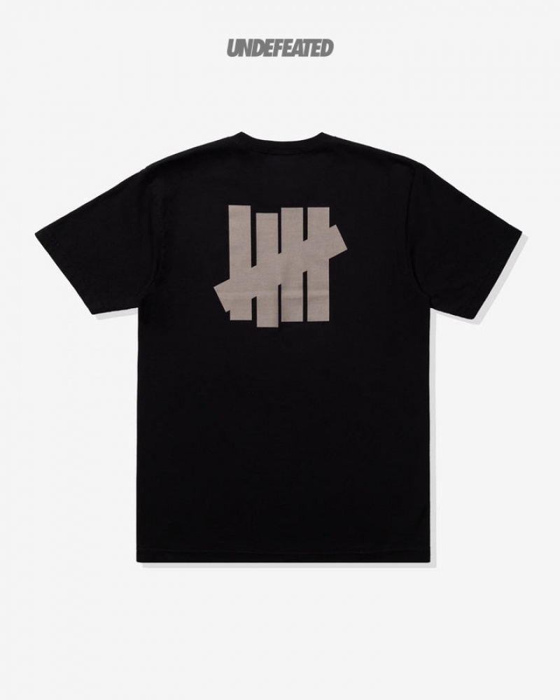 Undefeated Undftd UNDEFEATED ICON S/S TEE Tees Schwarz | BXWYD-7934