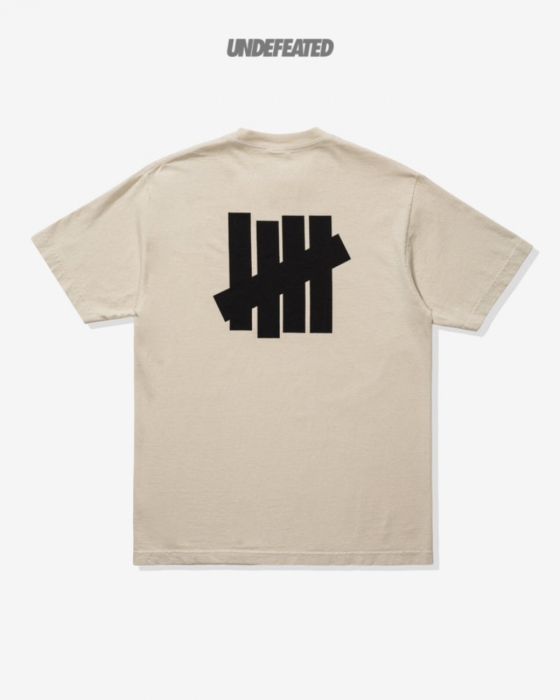 Undefeated Undftd UNDEFEATED ICON S/S TEE Tees TAN | FMSEQ-2803