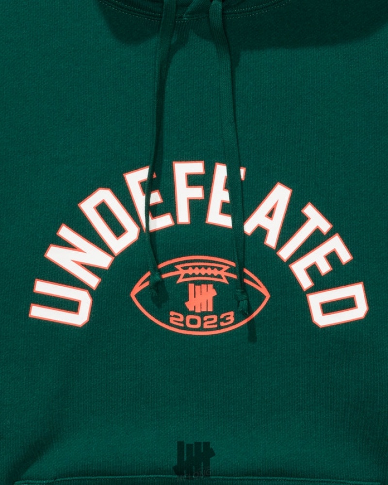 Undefeated Undftd UNDEFEATED LA PULLOVER HOOD Fleeces Grün | LTHBY-6850