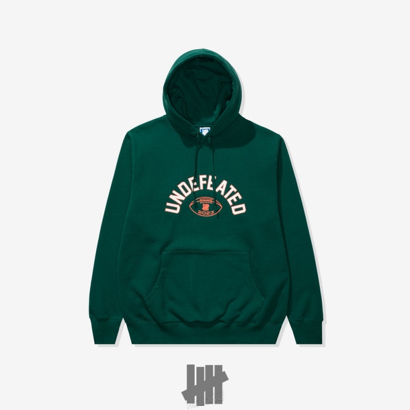 Undefeated Undftd UNDEFEATED LA PULLOVER HOOD Fleeces Grün | LTHBY-6850