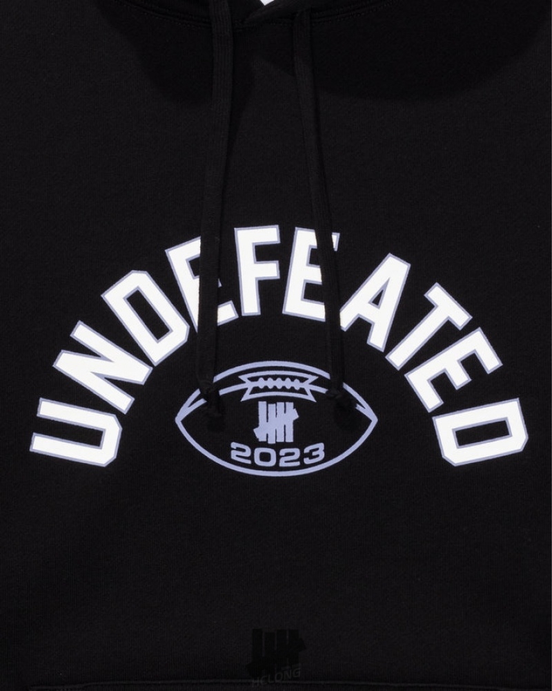 Undefeated Undftd UNDEFEATED LA PULLOVER HOOD Fleeces Schwarz | OUXRC-1054