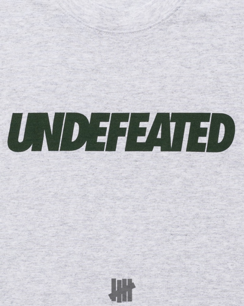 Undefeated Undftd UNDEFEATED LOGO S/S TEE Tees Grau | YTVQL-7890