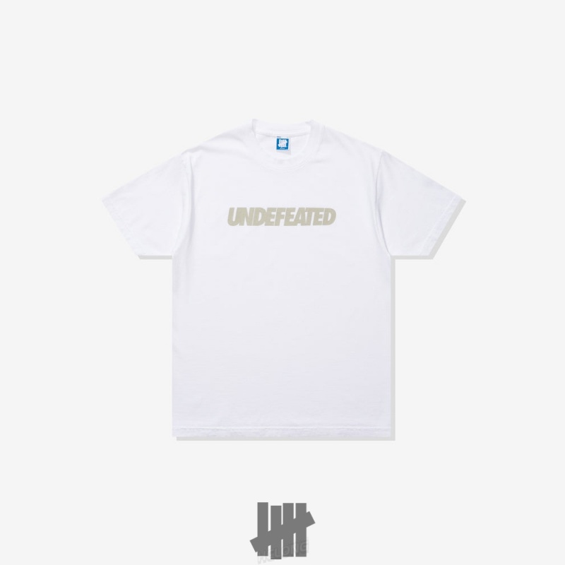 Undefeated Undftd UNDEFEATED LOGO S/S TEE Tees Weiß | CIYON-8056