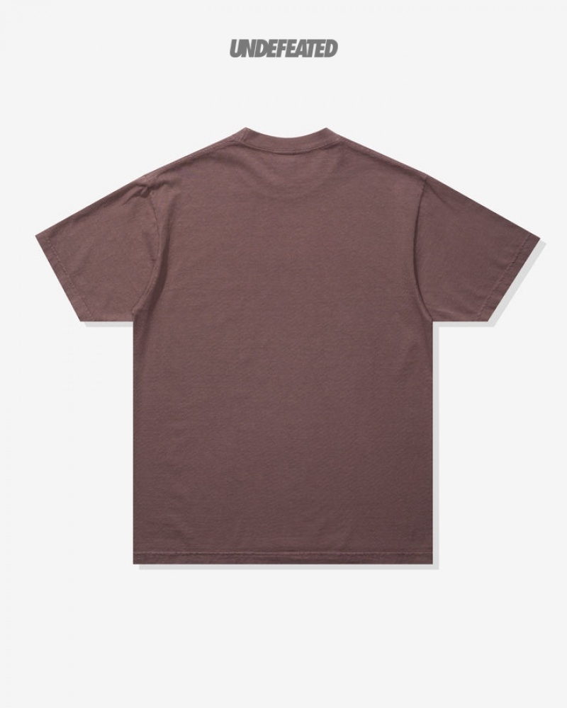 Undefeated Undftd UNDEFEATED LOGO S/S TEE Tees MAUVE | MEAZH-1902