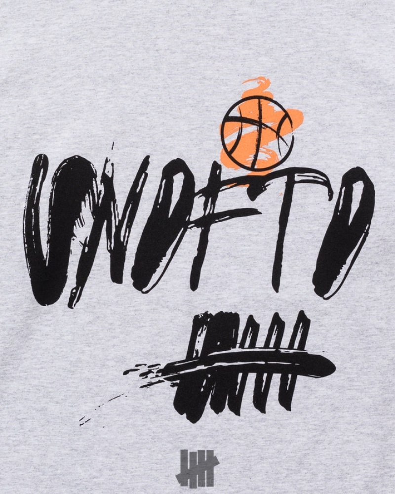 Undefeated Undftd UNDEFEATED LOVE & SPORTS L/S TEE Tees Grau | UIHOT-8326