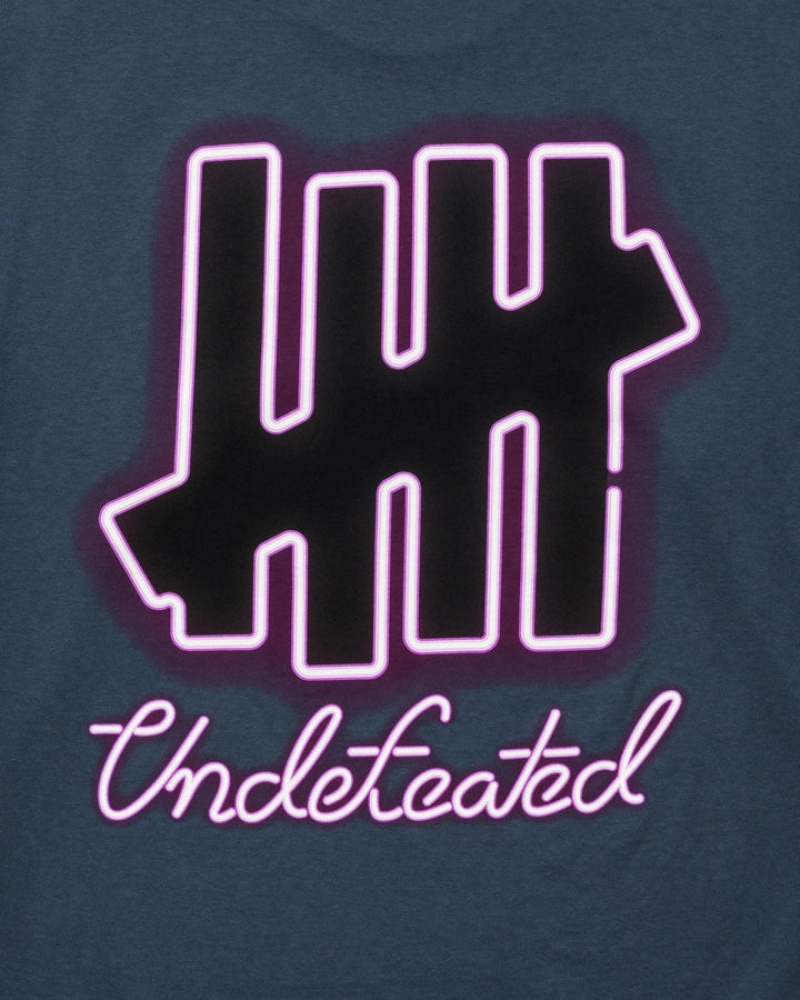 Undefeated Undftd UNDEFEATED NIGHT SHIFT L/S TEE Tees OCEAN | WHFSC-4581