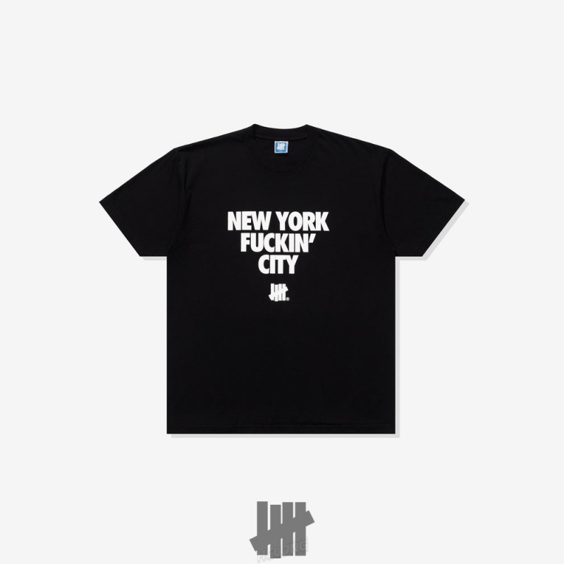 Undefeated Undftd UNDEFEATED NYFC S/S TEE Tees Schwarz | NZYDR-0496