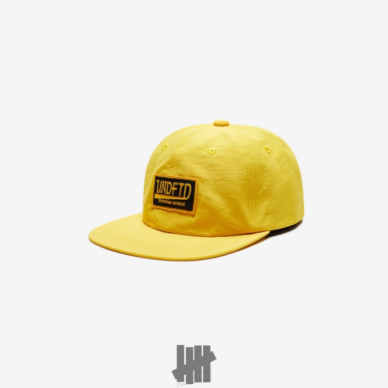 Undefeated Undftd UNDEFEATED PATCH SNAPBACK Kopfbedeckung Gelb | BZJHX-9740