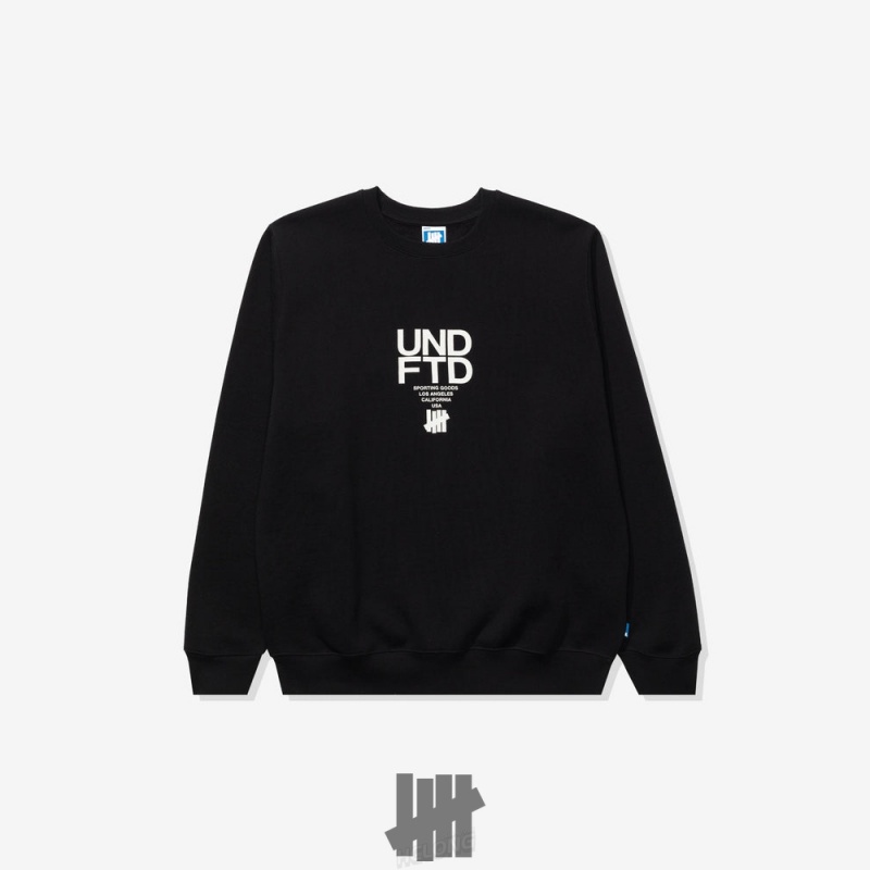 Undefeated Undftd UNDEFEATED ROOTS CREWNECK Fleeces Schwarz | BDPZE-5014