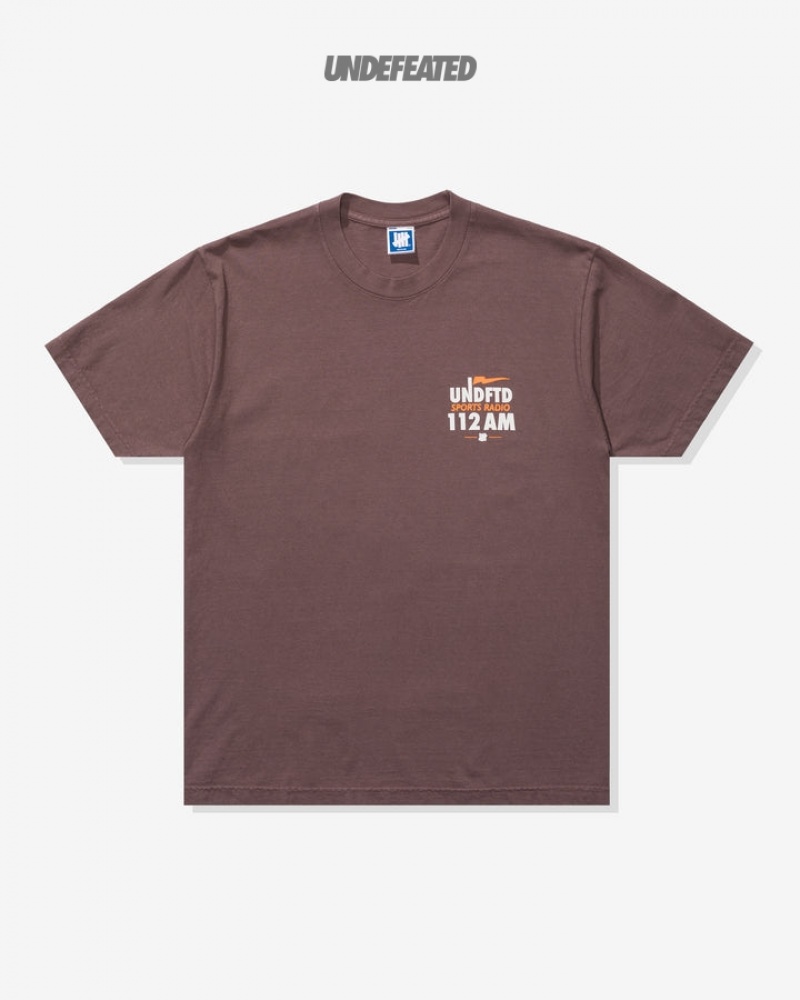 Undefeated Undftd UNDEFEATED SPORTS RADIO S/S TEE Tees MAUVE | OQCTM-0912