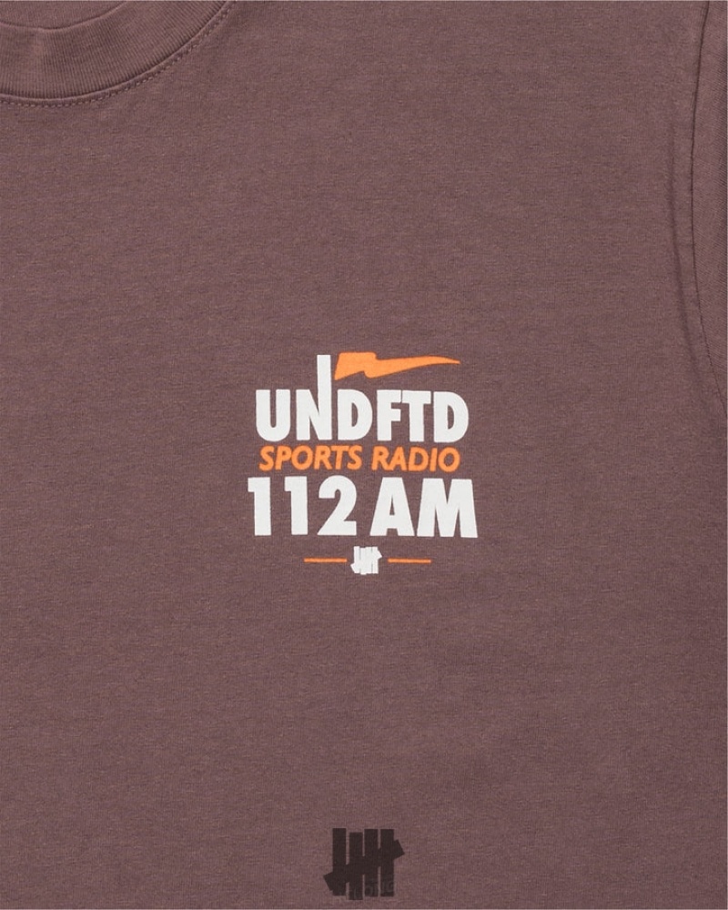 Undefeated Undftd UNDEFEATED SPORTS RADIO S/S TEE Tees MAUVE | OQCTM-0912