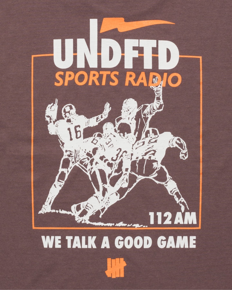 Undefeated Undftd UNDEFEATED SPORTS RADIO S/S TEE Tees MAUVE | OQCTM-0912