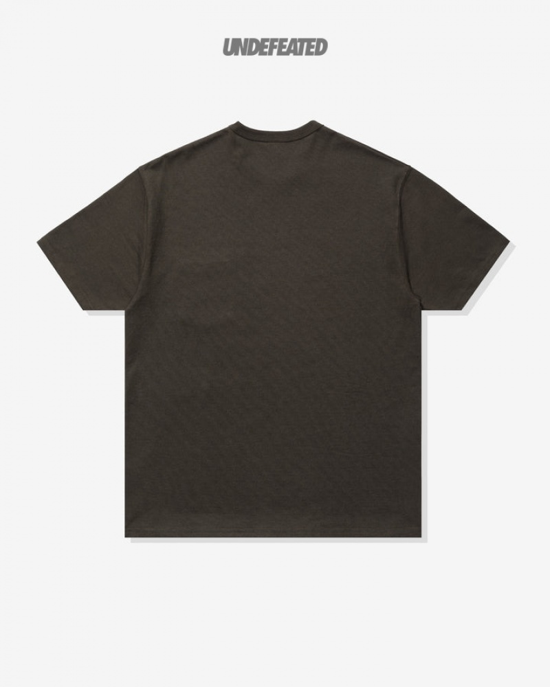 Undefeated Undftd UNDEFEATED STENCIL S/S POCKET TEE Tees Schwarz | RGFZP-0651