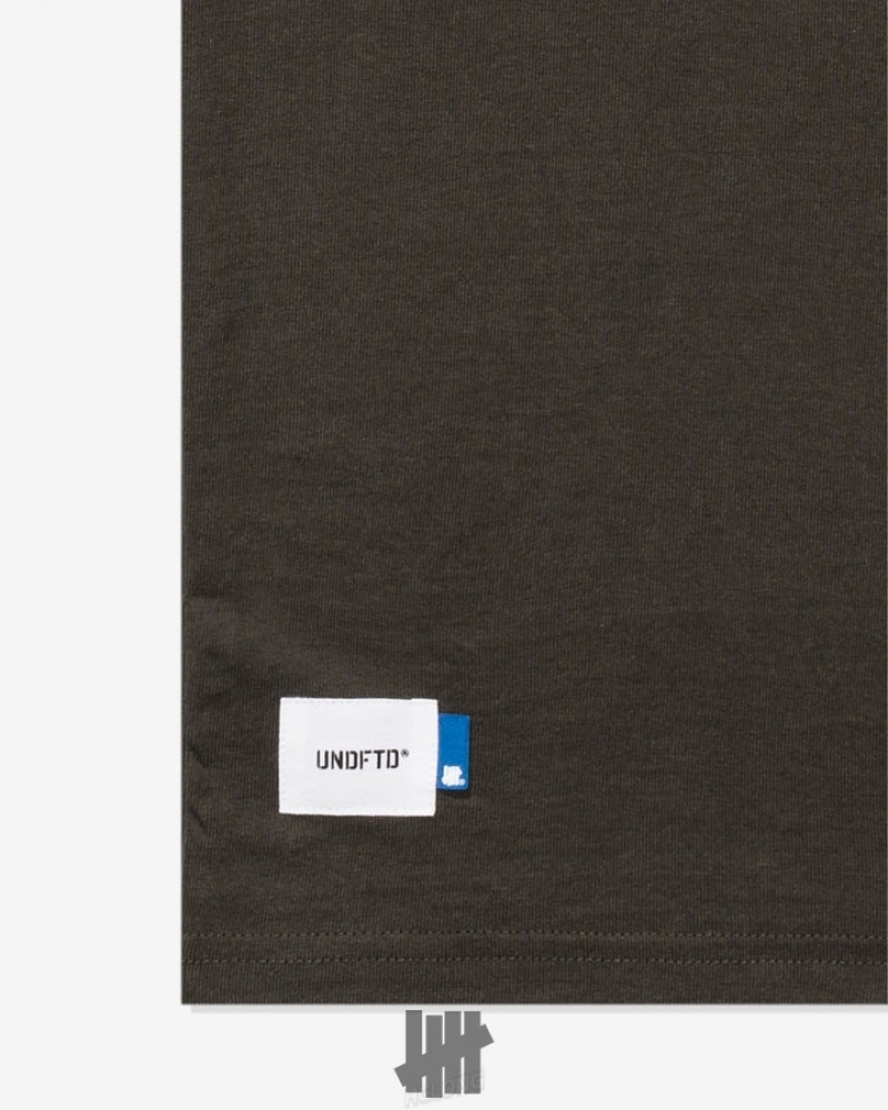 Undefeated Undftd UNDEFEATED STENCIL S/S POCKET TEE Tees Schwarz | RGFZP-0651