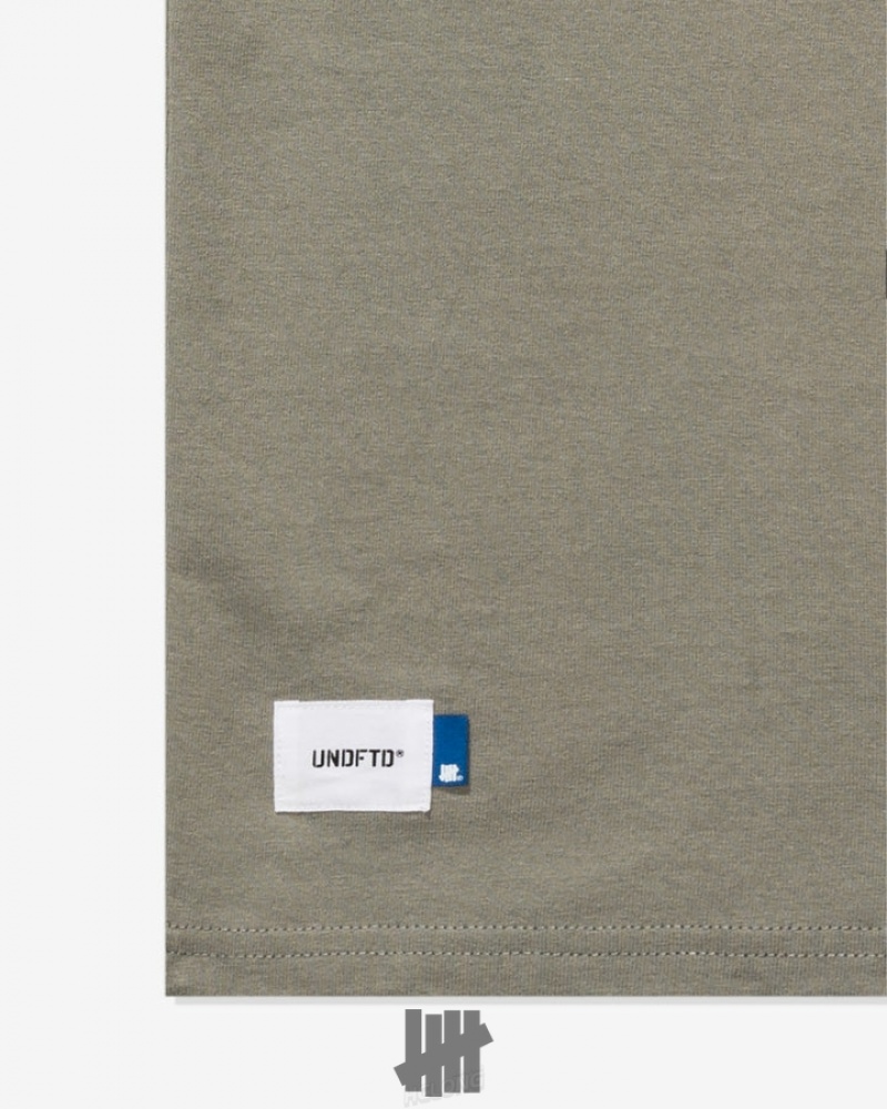 Undefeated Undftd UNDEFEATED STENCIL S/S POCKET TEE Tees BIRCH | PBKMI-7123