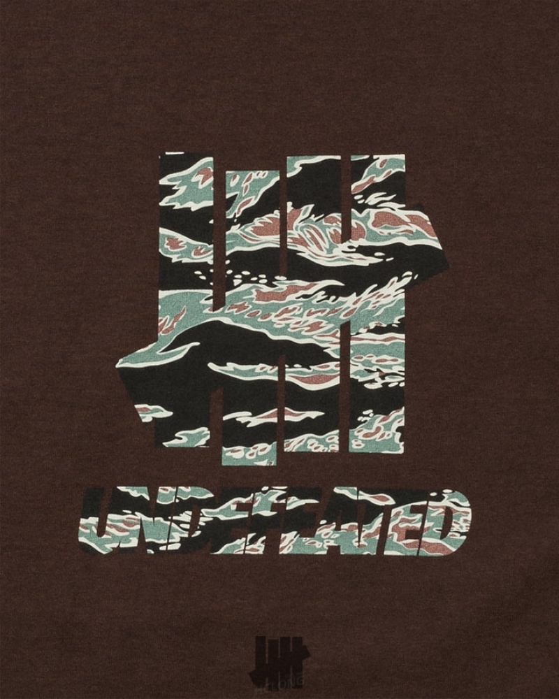 Undefeated Undftd UNDEFEATED TIGER CAMO LOCKUP S/S TEE Tees Braun | GCFIZ-8701