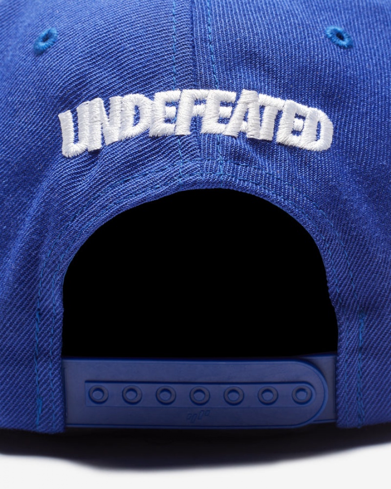 Undefeated Undftd UNDEFEATED X BCFC SNAPBACK Kopfbedeckung Blau | ZGWEY-9241