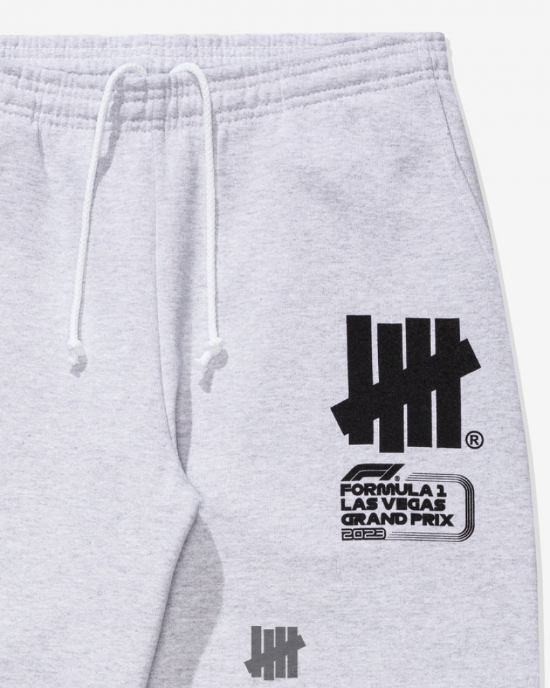 Undefeated Undftd UNDEFEATED X F1 LVGP LOCKUP SWEATPANT Fleeces ASH | DWYNE-4357