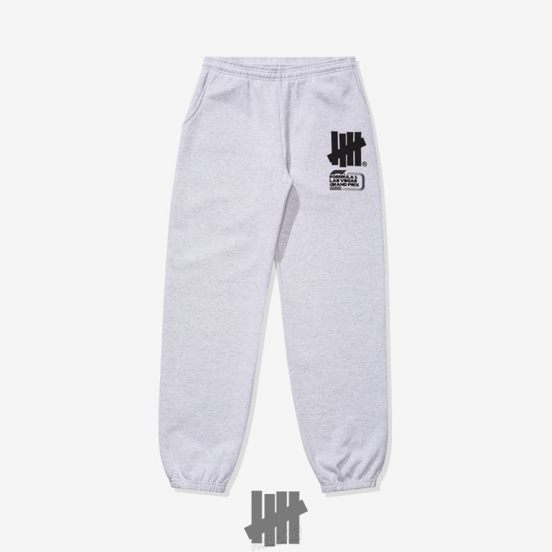 Undefeated Undftd UNDEFEATED X F1 LVGP LOCKUP SWEATPANT Fleeces ASH | DWYNE-4357