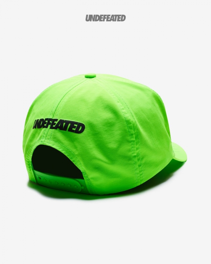 Undefeated Undftd UNDEFEATED X F1 LVGP LOGO SNAPBACK Kopfbedeckung Grün | CNILG-2489