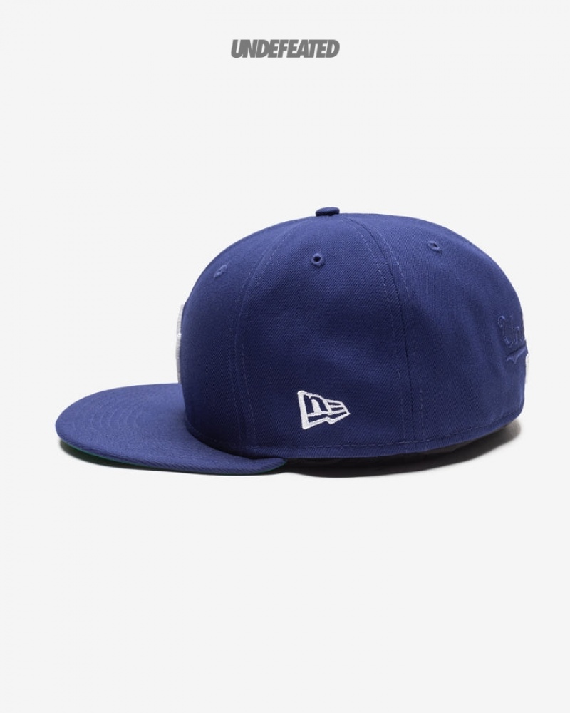 Undefeated Undftd UNDEFEATED X LA DODGERS WORLD CHAMPIONS NEW ERA 59FIFTY FITTED Kopfbedeckung Dunkelkönigsblau | MAGYL-5347