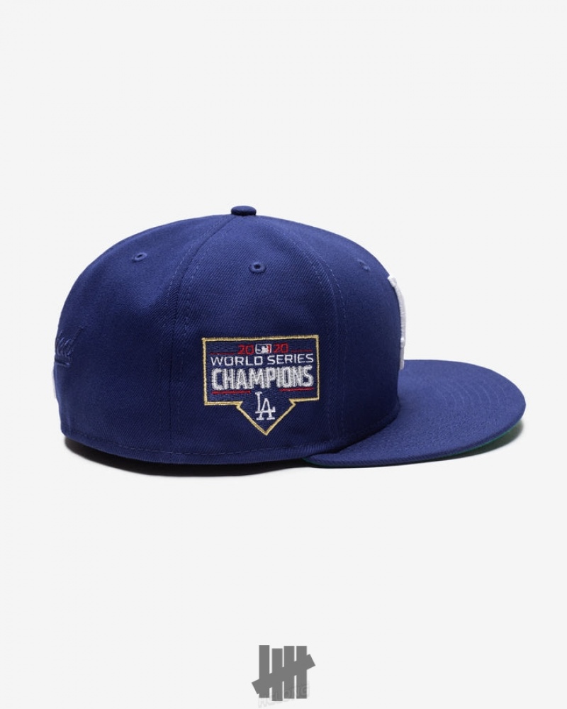 Undefeated Undftd UNDEFEATED X LA DODGERS WORLD CHAMPIONS NEW ERA 59FIFTY FITTED Kopfbedeckung Dunkelkönigsblau | MAGYL-5347