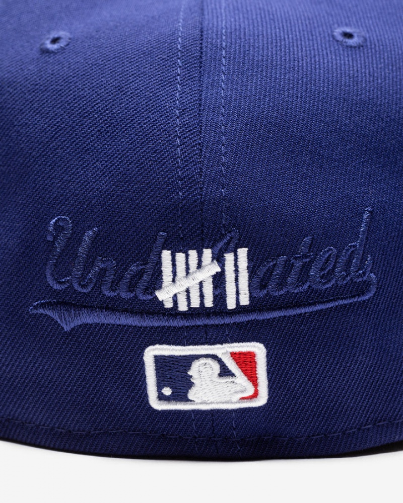 Undefeated Undftd UNDEFEATED X LA DODGERS WORLD CHAMPIONS NEW ERA 59FIFTY FITTED Kopfbedeckung Dunkelkönigsblau | MAGYL-5347