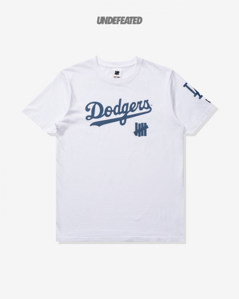 Undefeated Undftd UNDEFEATED X LA DODGERS NEW ERA TEE Tees Weiß | RTQME-8095