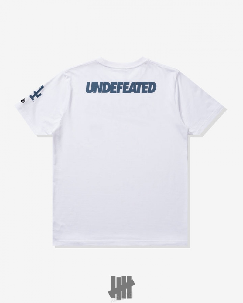 Undefeated Undftd UNDEFEATED X LA DODGERS NEW ERA TEE Tees Weiß | RTQME-8095