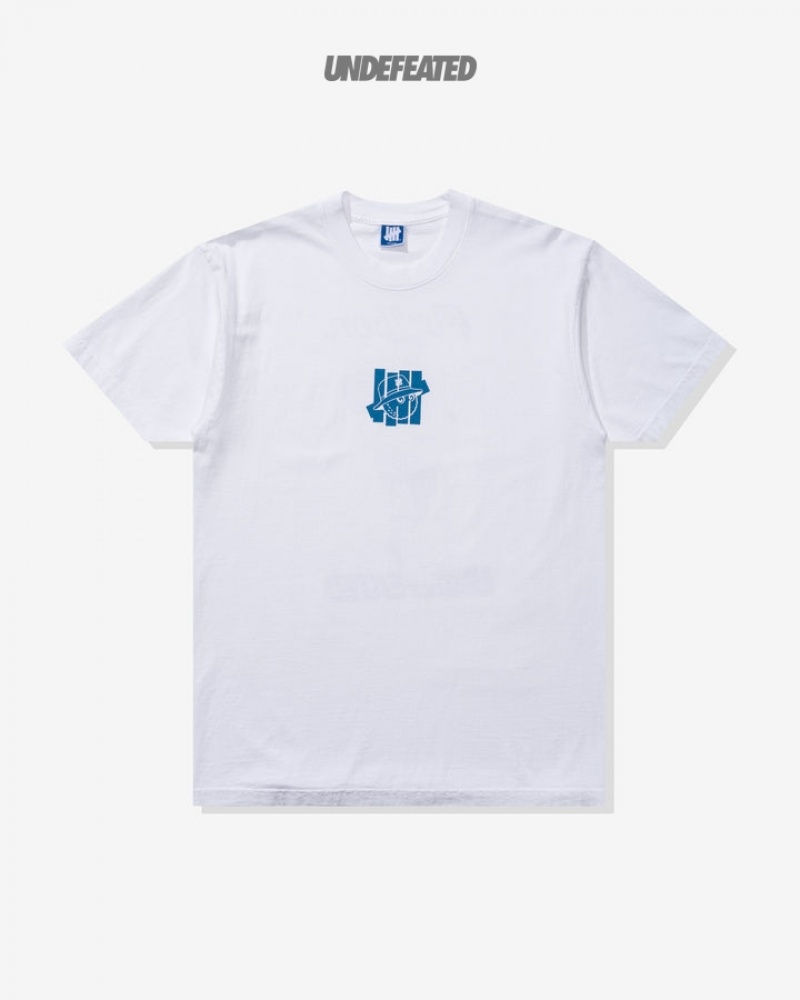 Undefeated Undftd UNDEFEATED X MALBON CHIP SHOT S/S TEE Tees Weiß | LSHCZ-2650