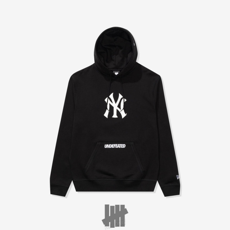 Undefeated Undftd UNDEFEATED X NEW ERA NY YANKEES HOODIE Fleeces Schwarz | ZJKOC-2073