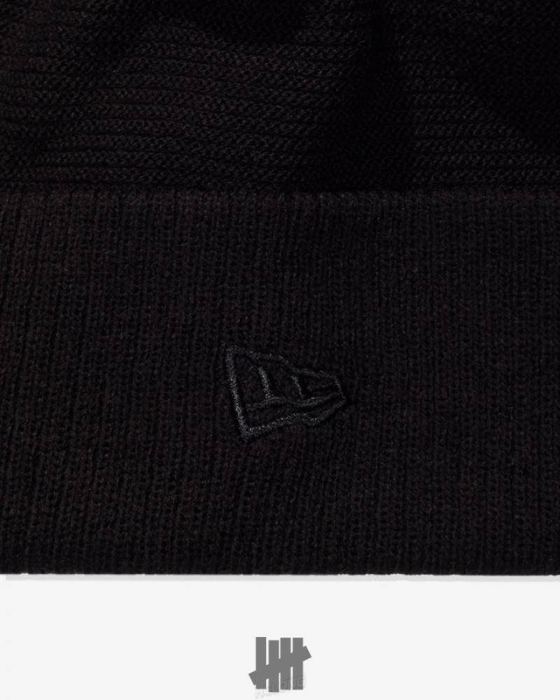 Undefeated Undftd UNDEFEATED X NE ICON CONTRAST KNIT BEANIE Kopfbedeckung Schwarz | OPWEC-5804