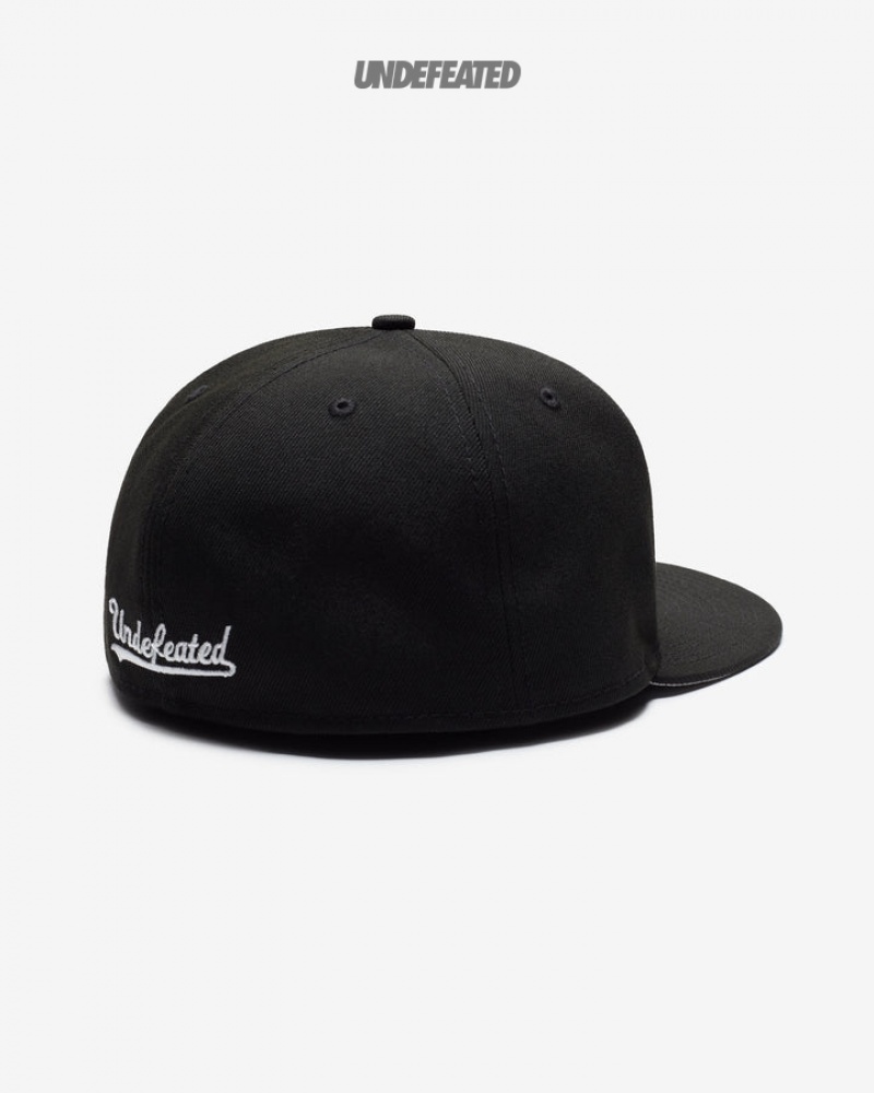 Undefeated Undftd UNDEFEATED X NE ICON FITTED Kopfbedeckung Schwarz | QWCOE-2931