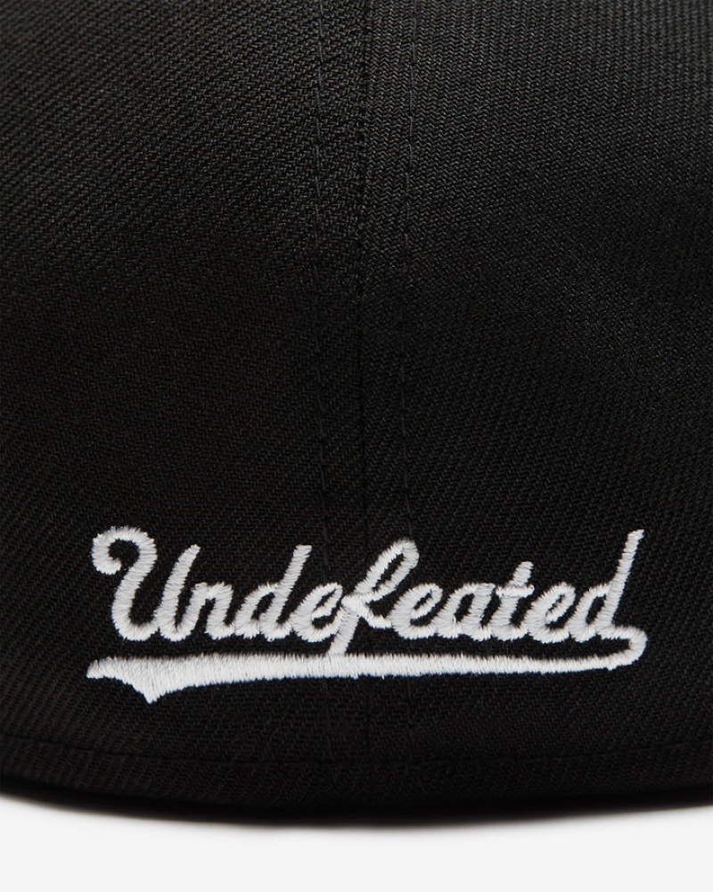 Undefeated Undftd UNDEFEATED X NE ICON FITTED Kopfbedeckung Schwarz | QWCOE-2931