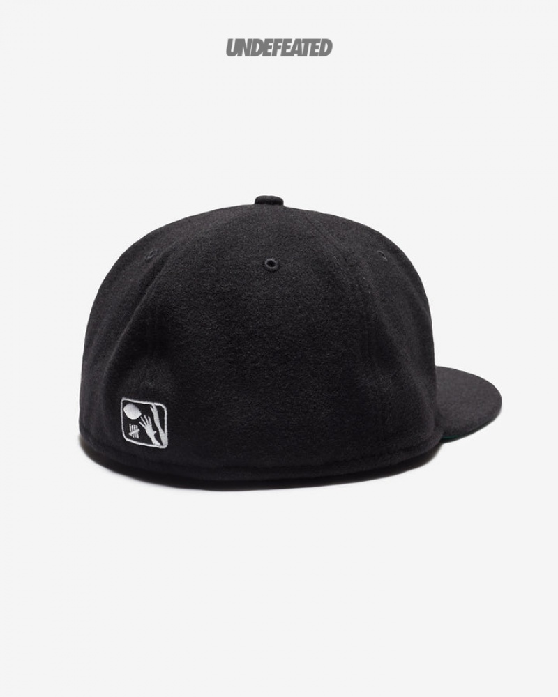 Undefeated Undftd UNDEFEATED X NE ICON PATCH FITTED Kopfbedeckung Schwarz | MGHPL-2481