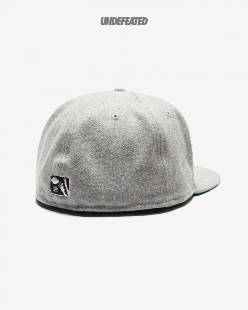 Undefeated Undftd UNDEFEATED X NE ICON PATCH FITTED Kopfbedeckung Grau | CUDFW-9704