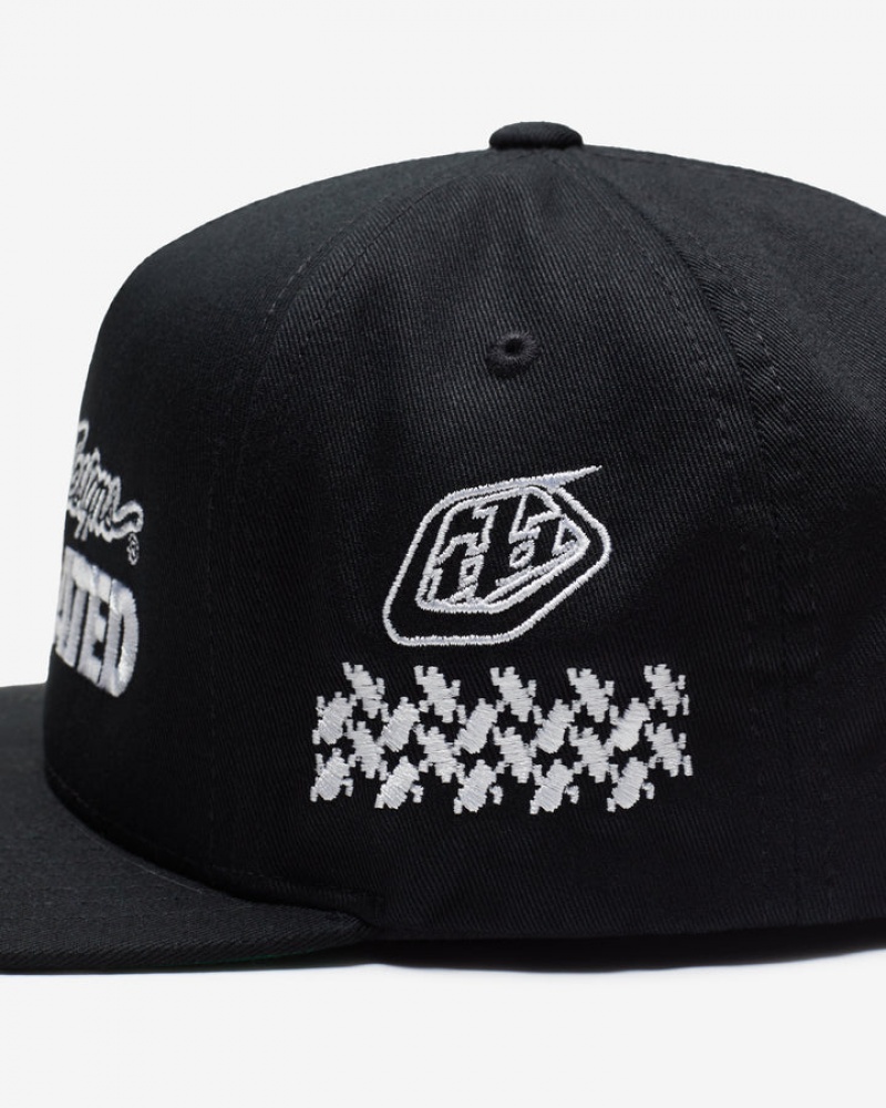 Undefeated Undftd UNDEFEATED X TROY LEE DESIGNS STRAPBACK Kopfbedeckung Schwarz | HPBWV-9675