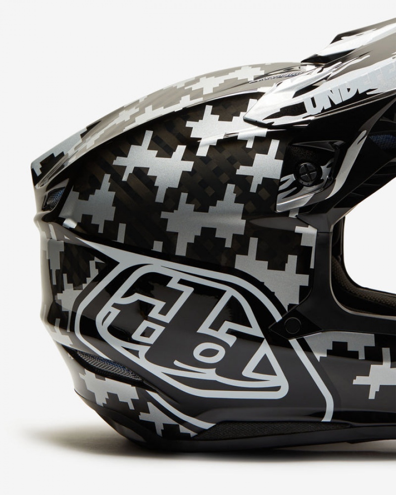 Undefeated Undftd UNDEFEATED X TROY LEE DESIGNS SE5 CARBON HELMET Kopfbedeckung MULTI | HOCJT-4519