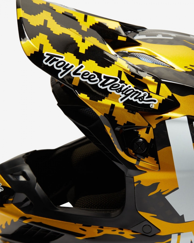 Undefeated Undftd UNDEFEATED X TROY LEE DESIGNS SE5 CARBON HELMET Kopfbedeckung MULTI | HOCJT-4519